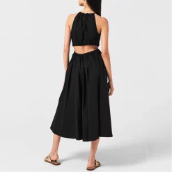 MICHAEL MICHAEL KORS Halter Midi Dress 9 MICHAEL MICHAEL KORS Halter Midi Dress -MICHAEL Michael Kors Official Shop 32630003 xxl a2