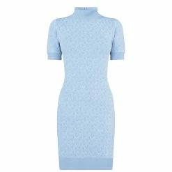 MICHAEL MICHAEL KORS Dot Mock Neck Dress