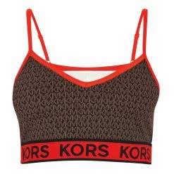 MICHAEL MICHAEL KORS Logo Tape Sports Bra