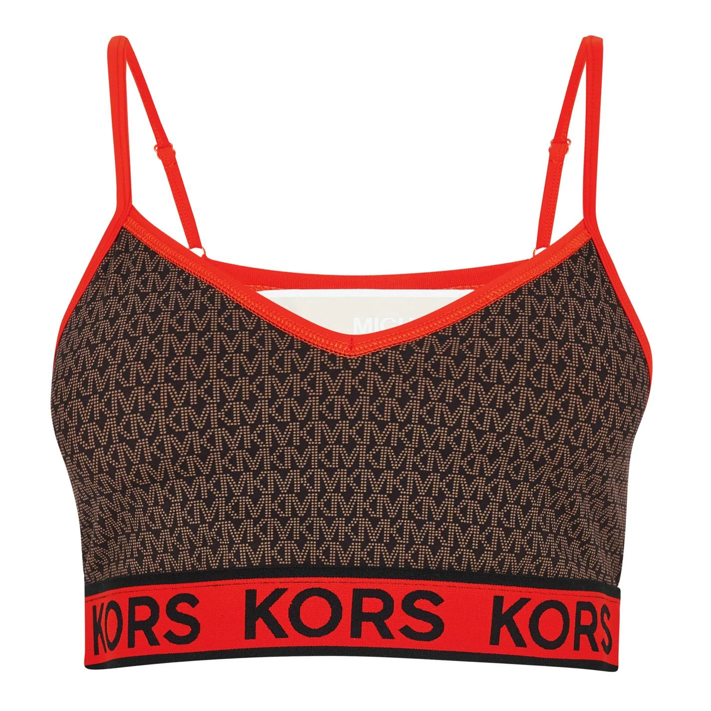 MICHAEL MICHAEL KORS Logo Tape Sports Bra 3 MICHAEL MICHAEL KORS Logo Tape Sports Bra
