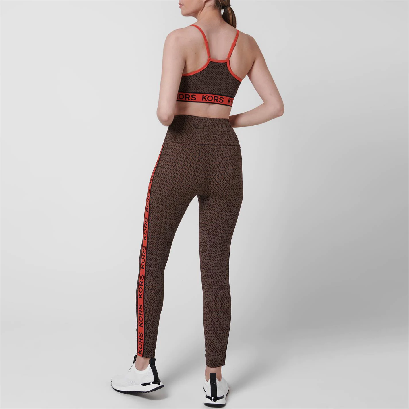 MICHAEL MICHAEL KORS Logo Tape Sports Bra 6 MICHAEL MICHAEL KORS Logo Tape Sports Bra - Image 4