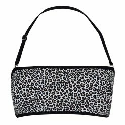 MICHAEL Michael Kors MMK Bandeau Bikini Top - Leopard