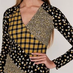 MICHAEL Michael Kors Sleeve Floral Midi Dress -MICHAEL Michael Kors Official Shop 57930503 xxl a3