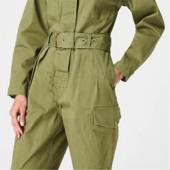 MICHAEL MICHAEL KORS Belted Boilersuit -MICHAEL Michael Kors Official Shop 58530415 xxl a3