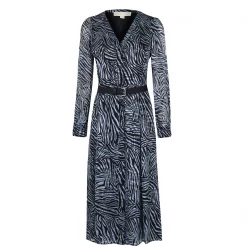 MICHAEL Michael Kors Zebra Midi Dress
