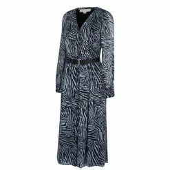 MICHAEL Michael Kors Zebra Midi Dress -MICHAEL Michael Kors Official Shop 64471899 xxl a11
