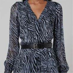 MICHAEL Michael Kors Zebra Midi Dress -MICHAEL Michael Kors Official Shop 64471899 xxl a4