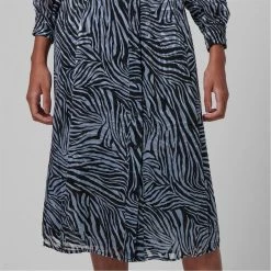 MICHAEL Michael Kors Zebra Midi Dress -MICHAEL Michael Kors Official Shop 64471899 xxl a6