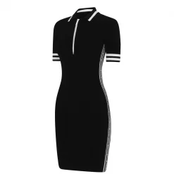 MICHAEL MICHAEL KORS Logo Tape Half-Zip Dress -MICHAEL Michael Kors Official Shop 64472203 xxl a11