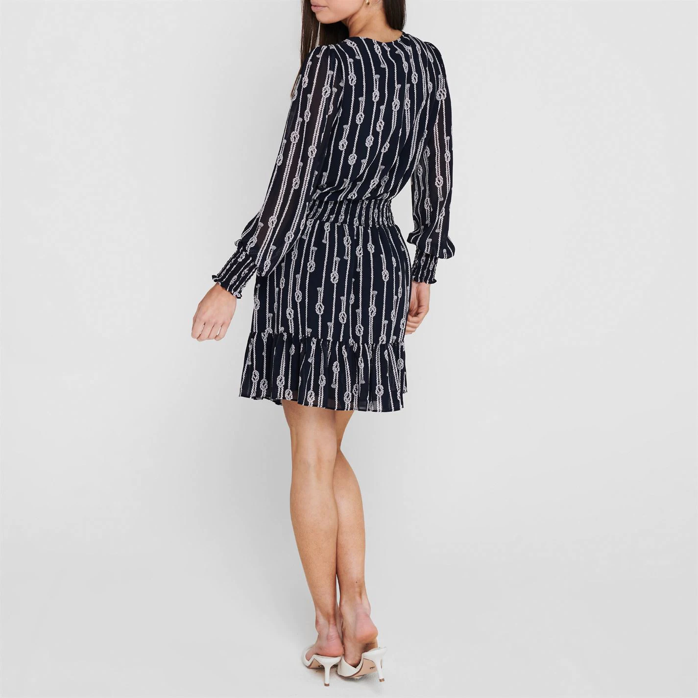 MICHAEL Michael Kors Long Sleeve Julia Mini Dress 5 MICHAEL Michael Kors Long Sleeve Julia Mini Dress - Image 3