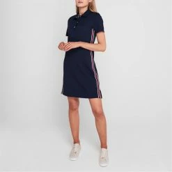 MICHAEL Michael Kors Short Sleeve Tape Polo Dress 9 MICHAEL Michael Kors Short Sleeve Tape Polo Dress -MICHAEL Michael Kors Official Shop 65123718 xxl a1