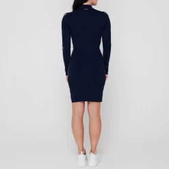 MICHAEL Michael Kors Michael Michael Kors Long Sleeve Tape Polo Dress -MICHAEL Michael Kors Official Shop 65223918 xxl a2