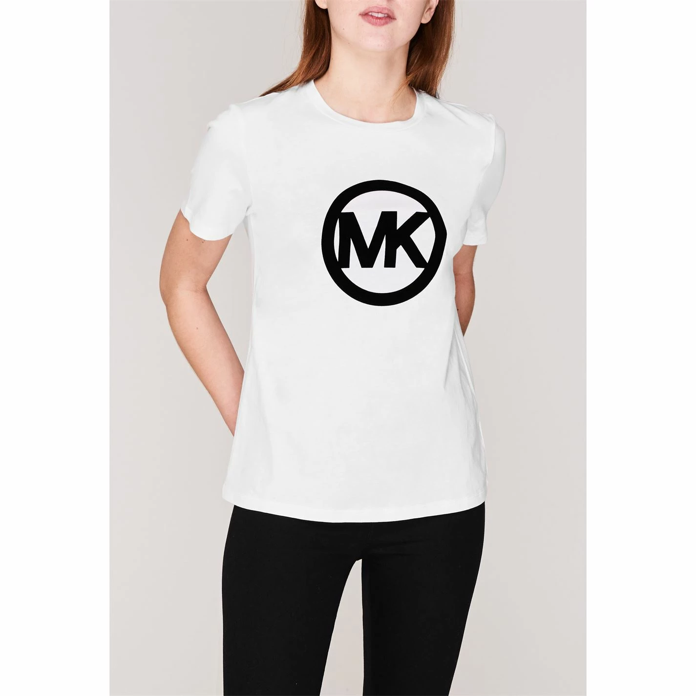 MICHAEL MICHAEL KORS C Logo Flock T Shirt 4 MICHAEL MICHAEL KORS C Logo Flock T Shirt - Image 2