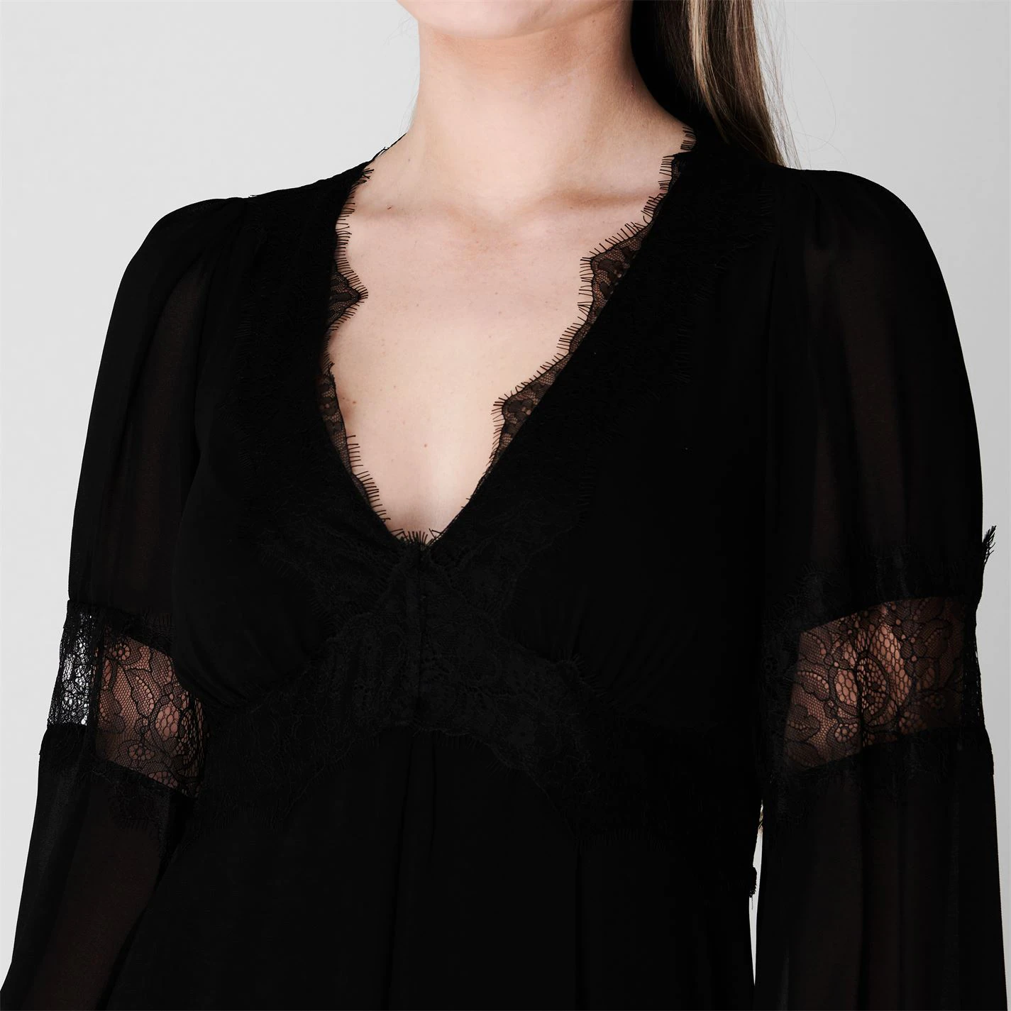 MICHAEL Michael Kors Lace Trim Dress 6 MICHAEL Michael Kors Lace Trim Dress - Image 4