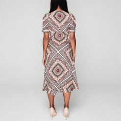 MICHAEL Michael Kors Puff Sleeve Midi Dress -MICHAEL Michael Kors Official Shop 66344106 xxl a2