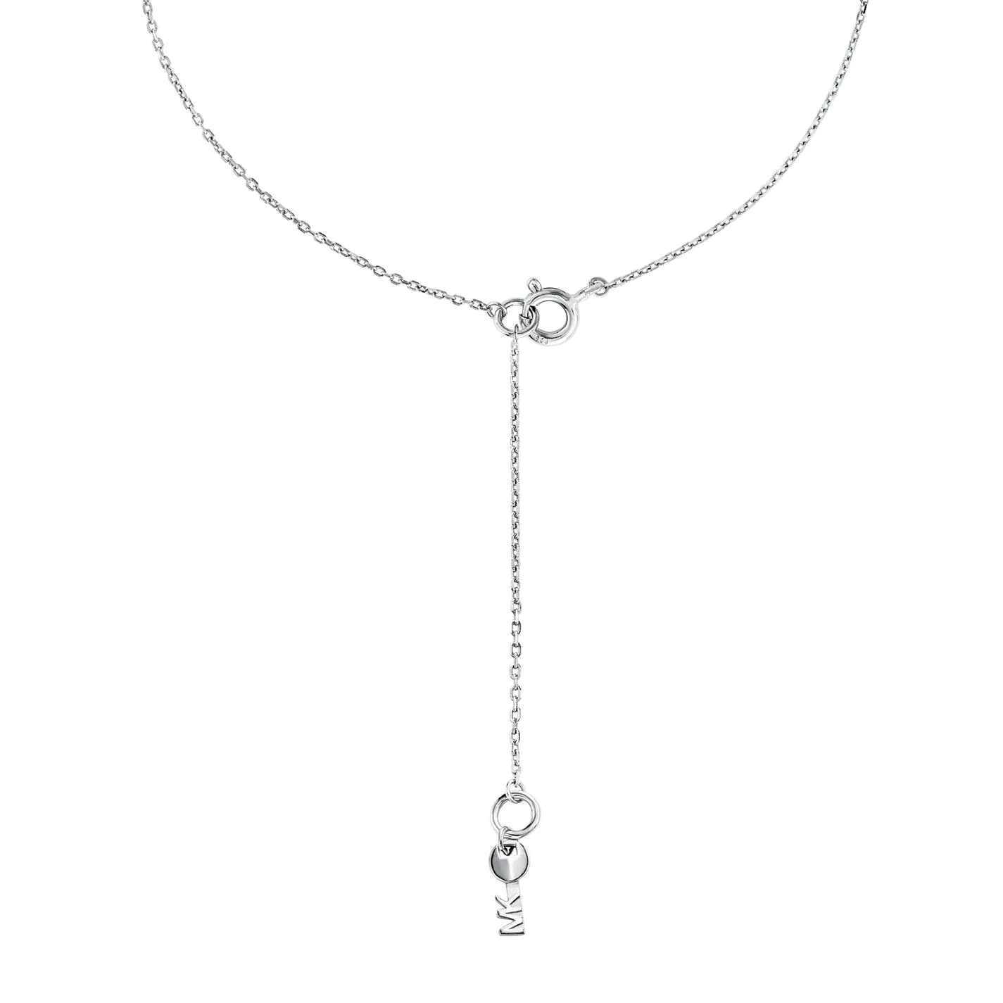 MICHAEL Michael Kors Plated Pave Heart Necklace 5 MICHAEL Michael Kors Plated Pave Heart Necklace - Image 3