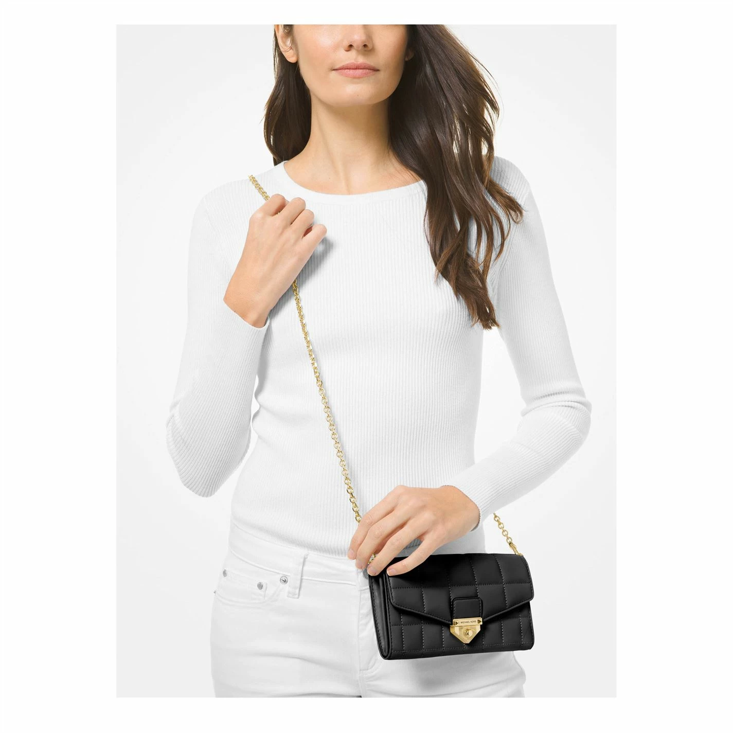 MICHAEL Michael Kors Soho Large Fold Over Xbody Bag 5 MICHAEL Michael Kors Soho Large Fold Over Xbody Bag - Image 3