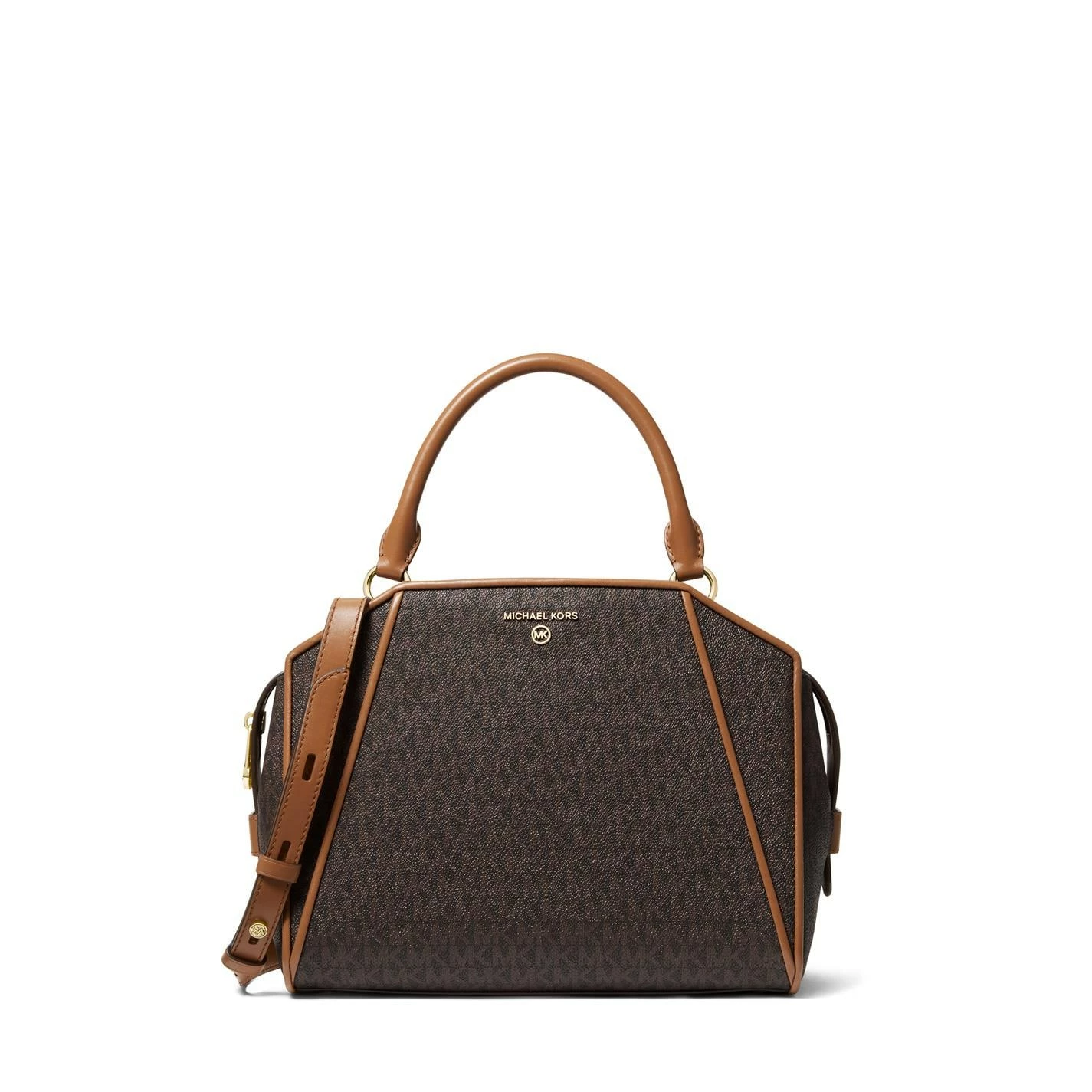 MICHAEL Michael Kors Cleo Signature Medium Satchel 3 MICHAEL Michael Kors Cleo Signature Medium Satchel