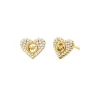 MICHAEL Michael Kors 14k Gold Plated Heart Stud Earrings