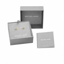 MICHAEL Michael Kors 14k Gold Plated Heart Stud Earrings -MICHAEL Michael Kors Official Shop 80300906 xxl a3
