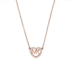 MICHAEL Michael Kors Michael Michael Kors Logo Heart Necklace