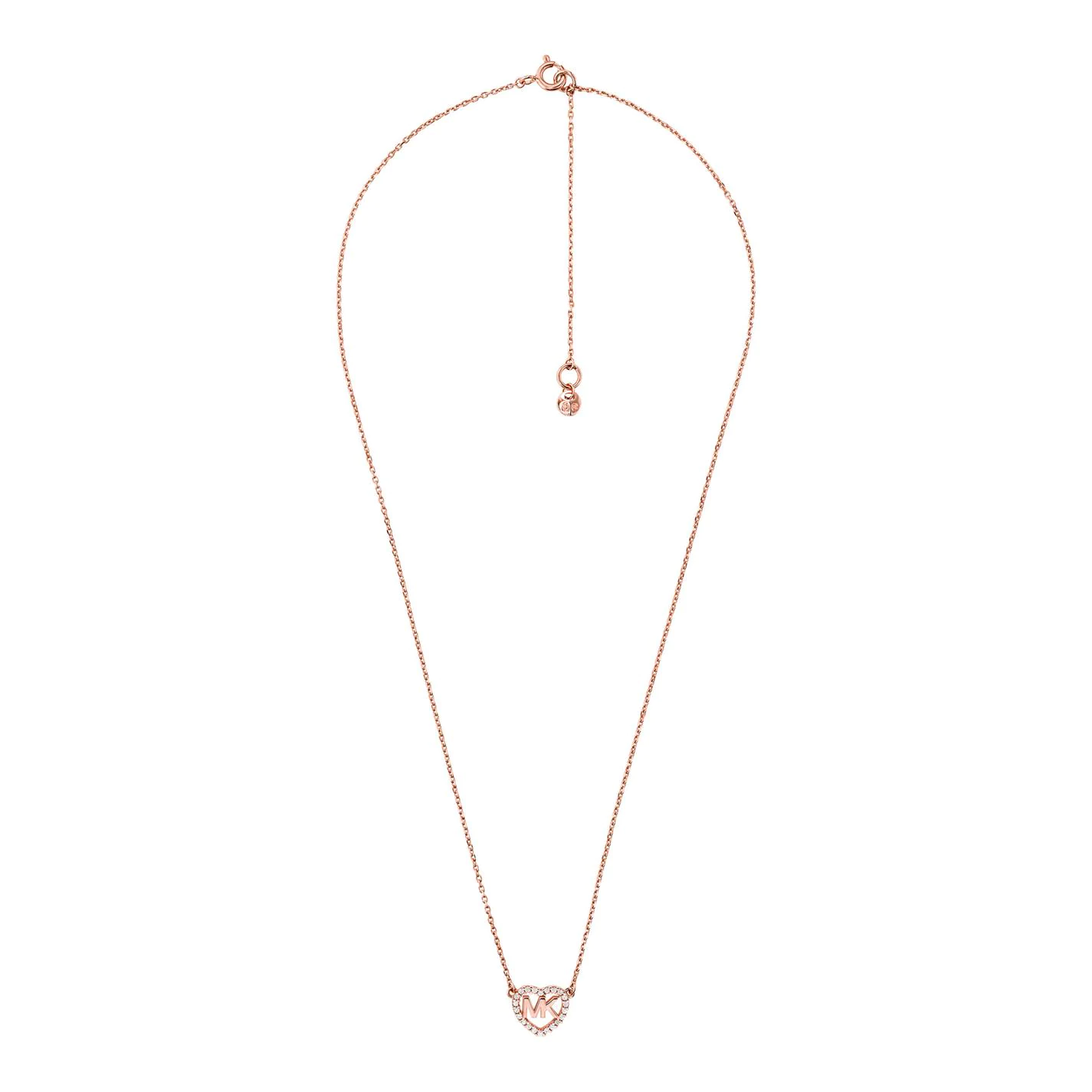 MICHAEL Michael Kors Michael Michael Kors Logo Heart Necklace 5 MICHAEL Michael Kors Michael Michael Kors Logo Heart Necklace - Image 3