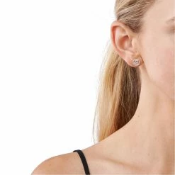 MICHAEL Michael Kors Michael Michael Kors Circle Logo Earrings -MICHAEL Michael Kors Official Shop 99400510 xxl a3